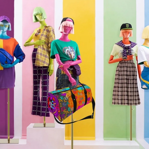 BLESSED Monogram Travel and Gym Bag. - Picture 3 of 4